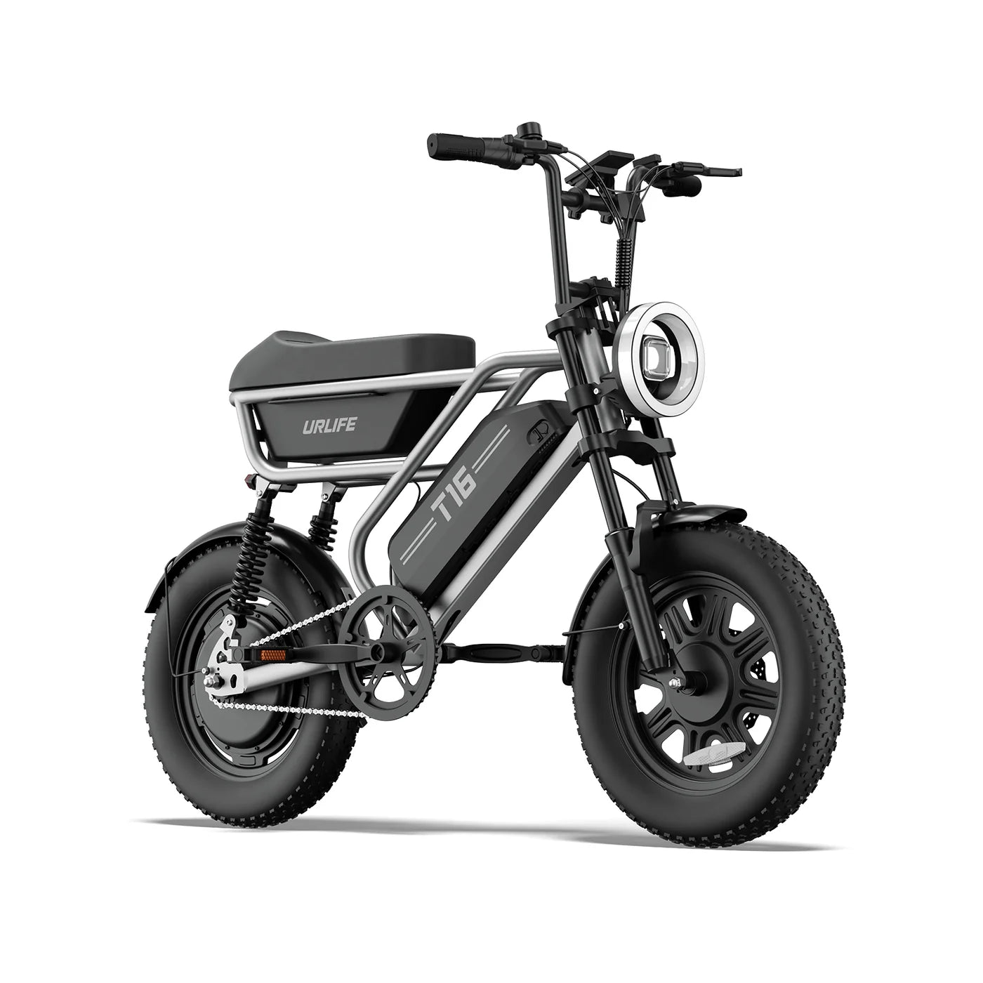 T16 Electric Bicycle, Fat Tyre, 25kmh, 250W Motor, 48V 13Ah Battery, Adult All-Terrain E-Bike