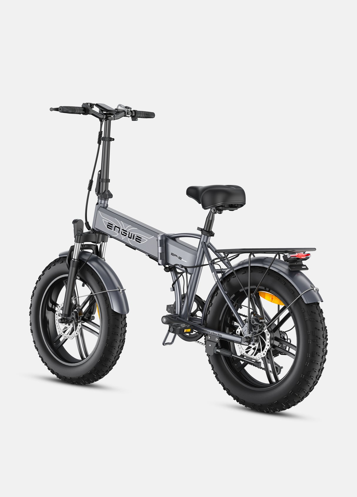 EP-2 Boost Folding Electric Bike, 25km/h, 250W Motor, 55Nm Boost Power, 48V, 13Ah Battery, 20 Inch Fat Tyres Electric Bike